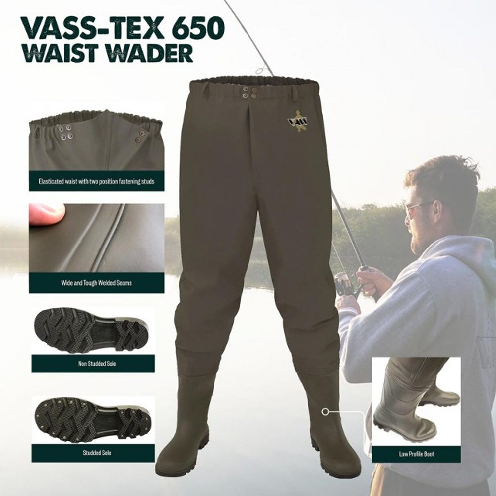 E-shop Vass Brodicí Kalhoty do pasu VASS-TEX 650 - 40 / 6,Vass Brodicí Kalhoty do pasu VASS-TEX 650 - 40 / 6