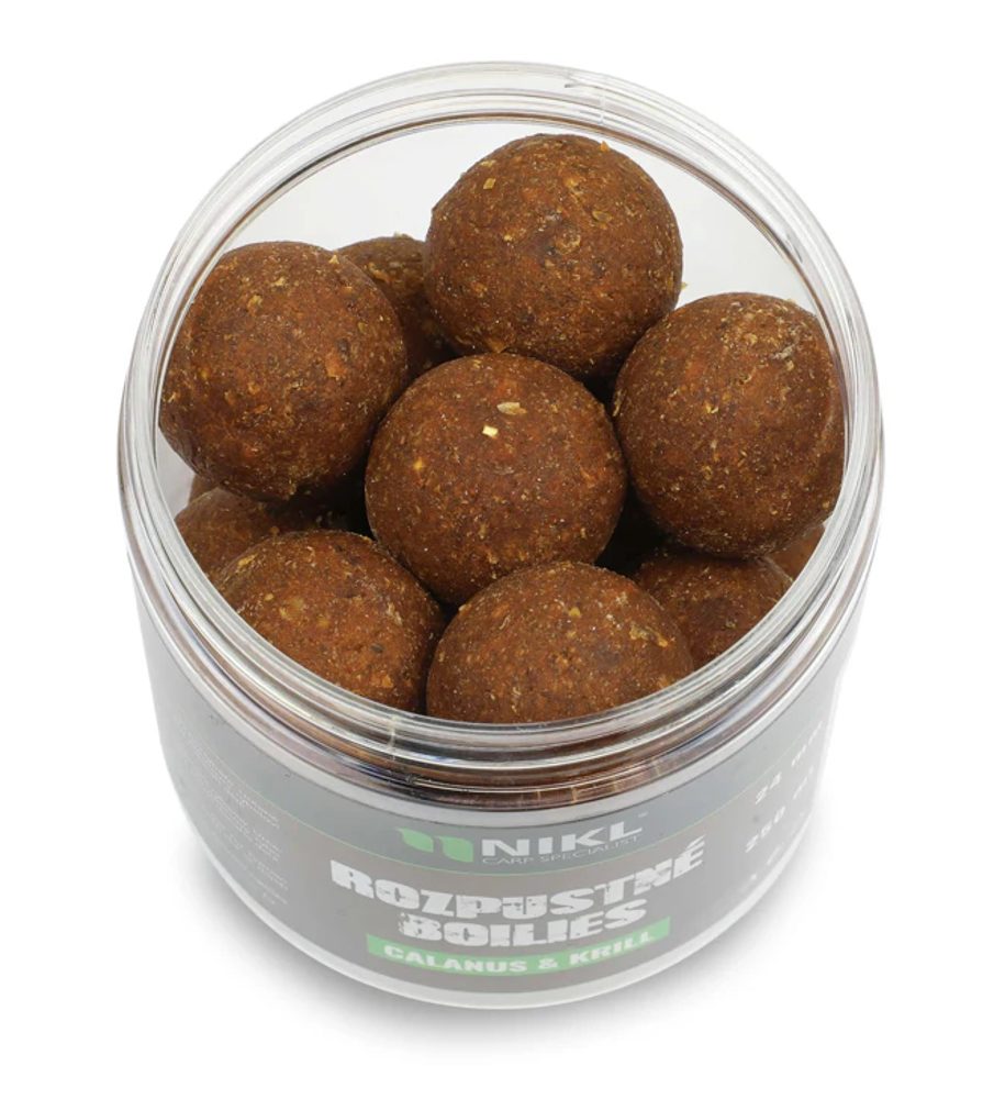 E-shop Nikl Rozpustné boilies Calanus & Krill 250ml - 24mm,Nikl Rozpustné boilies Calanus & Krill 250ml - 24mm