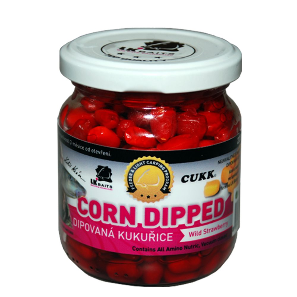 E-shop LK Baits Dipovaná kukuřice 220ml - Wild Strawberry,LK Baits Dipovaná kukuřice 220ml - Wild Strawberry