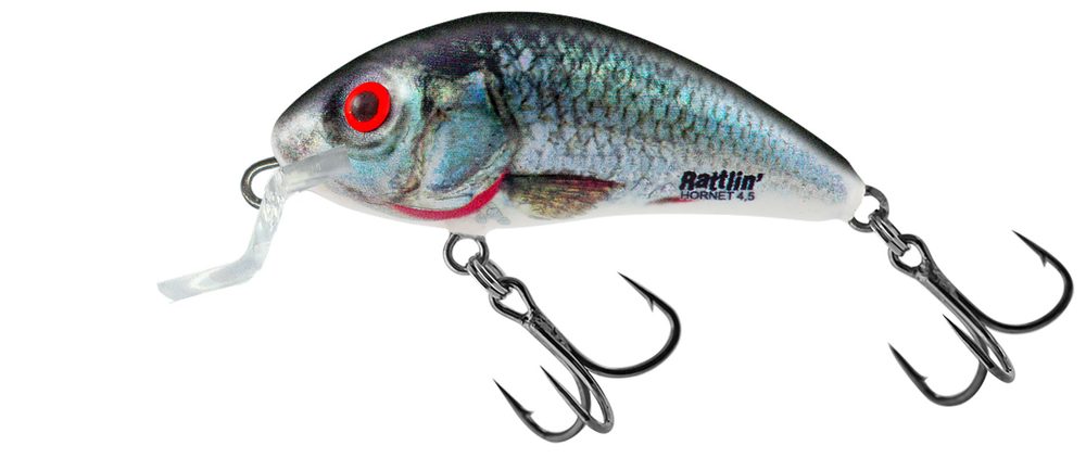 Salmo Wobler Rattlin Hornet Sinking Holographic Real Dace - 4,5cm 3g