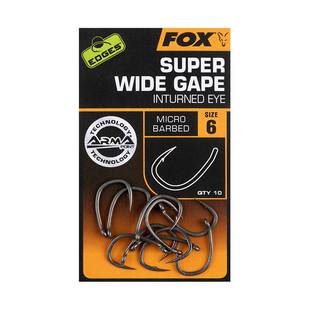 Fox Háčky Armapoint Super Wide Gape 10ks (Inturned Eye) - vel.4