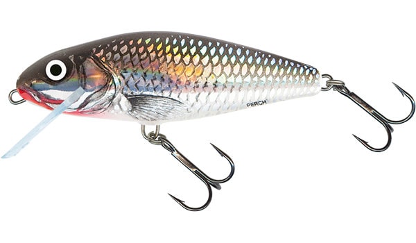 Fotografie Salmo Wobler Perch Floating 12cm - Holo Grey Shiner