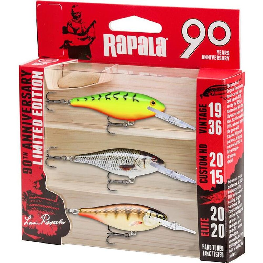 Rapala Wobler 90 Years Lure Kit Shad Rap