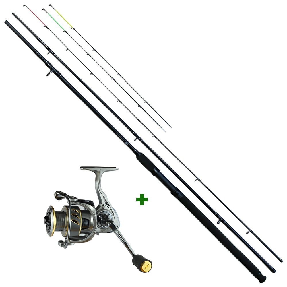 Giants Fishing Prut Black Method Feeder 12ft 40-90g + navij�k GXF 3000FD Ak?n� set,Giants Fishing Prut Black Method Feeder 12ft 40-90g + navij�k GXF 3