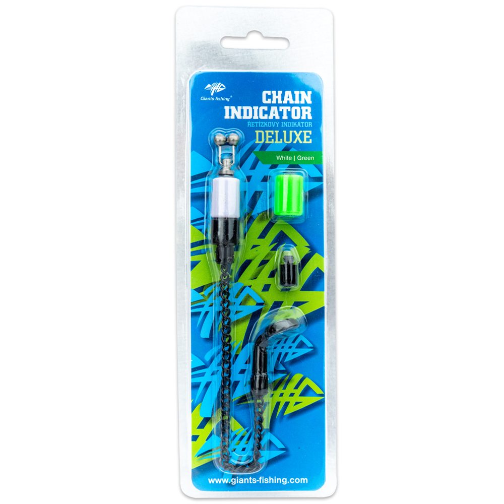 E-shop Giants Fishing Řetízkový indikátor Chain Indicator Deluxe - White/Green,Giants Fishing Řetízkový indikátor Chain Indicator Deluxe - White/Green