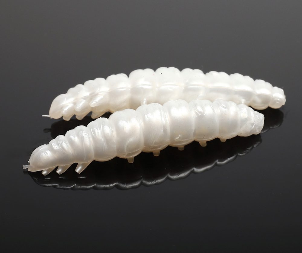 E-shop Libra Lures Larva Silver Pearl - 3,5cm 12ks,Libra Lures Larva Silver Pearl - 3,5cm 12ks