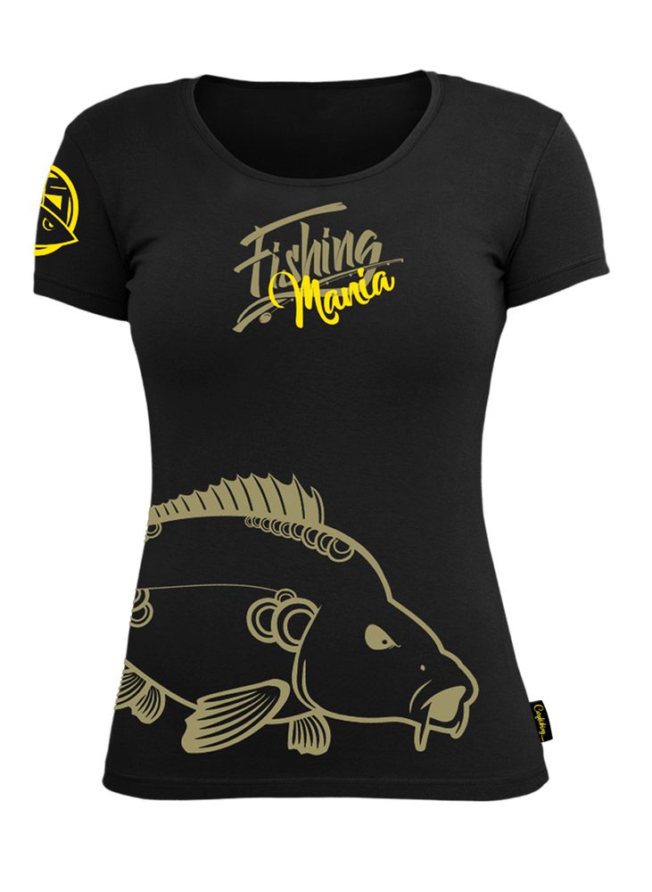 E-shop Hotspot Design Dámské tričko Carpfishing Mania,Hotspot Design Dámské tričko Carpfishing Mania