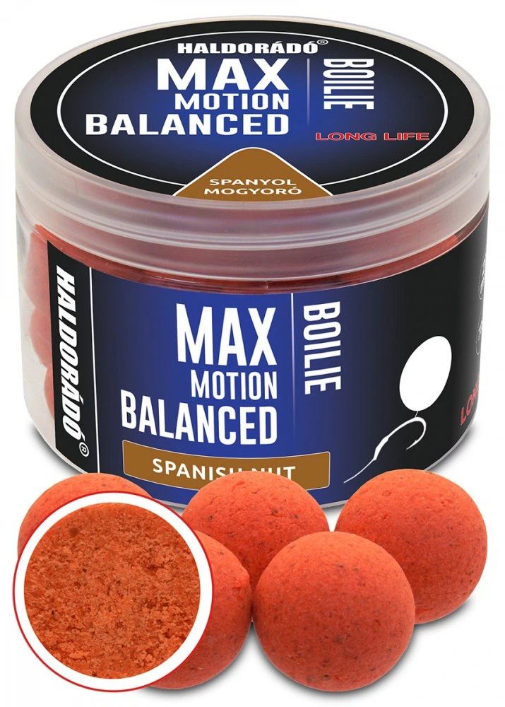 E-shop Haldorádó Boilies Balanced Max Motion 20mm 70g - Španělský ořech,Haldorádó Boilies Balanced Max Motion 20mm 70g - Španělský ořech