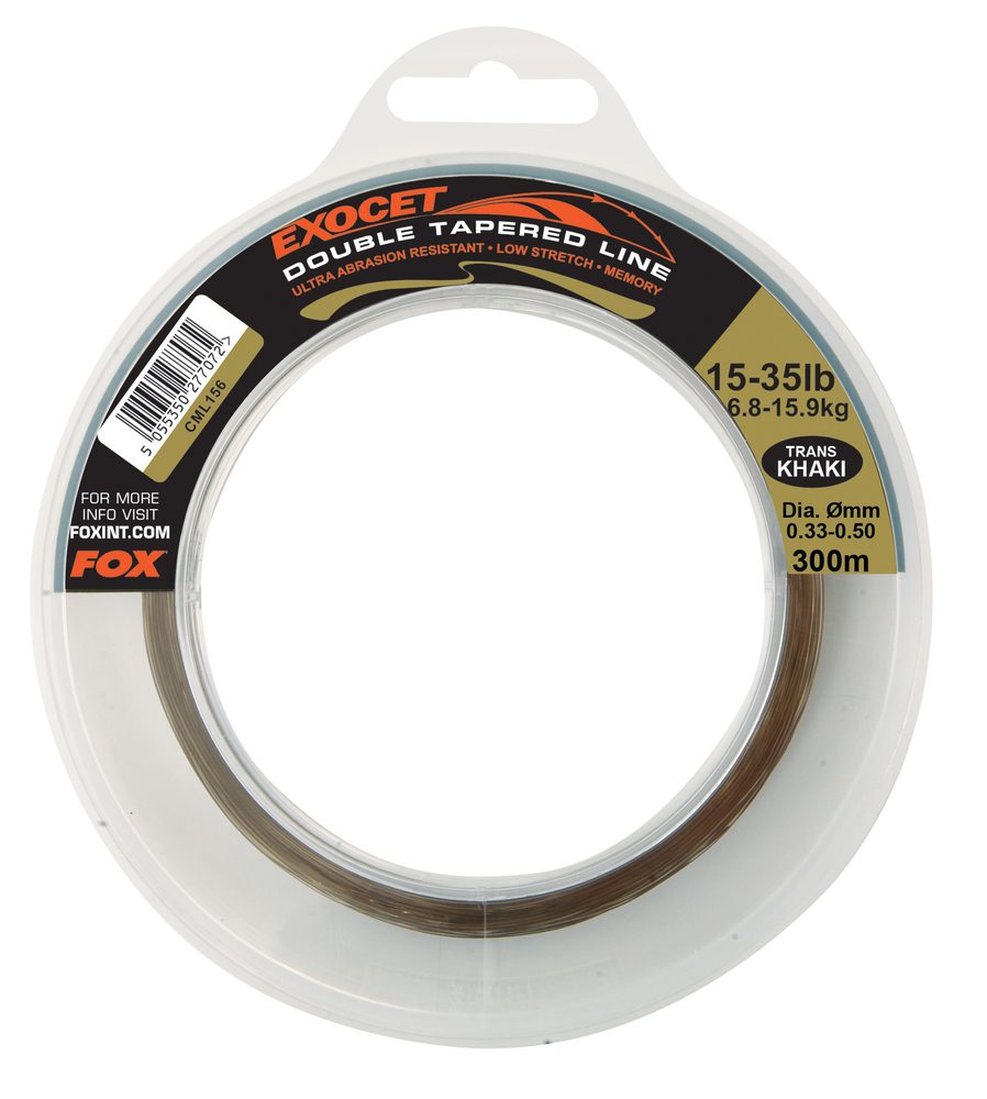 Fotografie Fox Vlasec Exocet Double Tapered Trans Khaki 300m - 0.33mm - 0.50mm