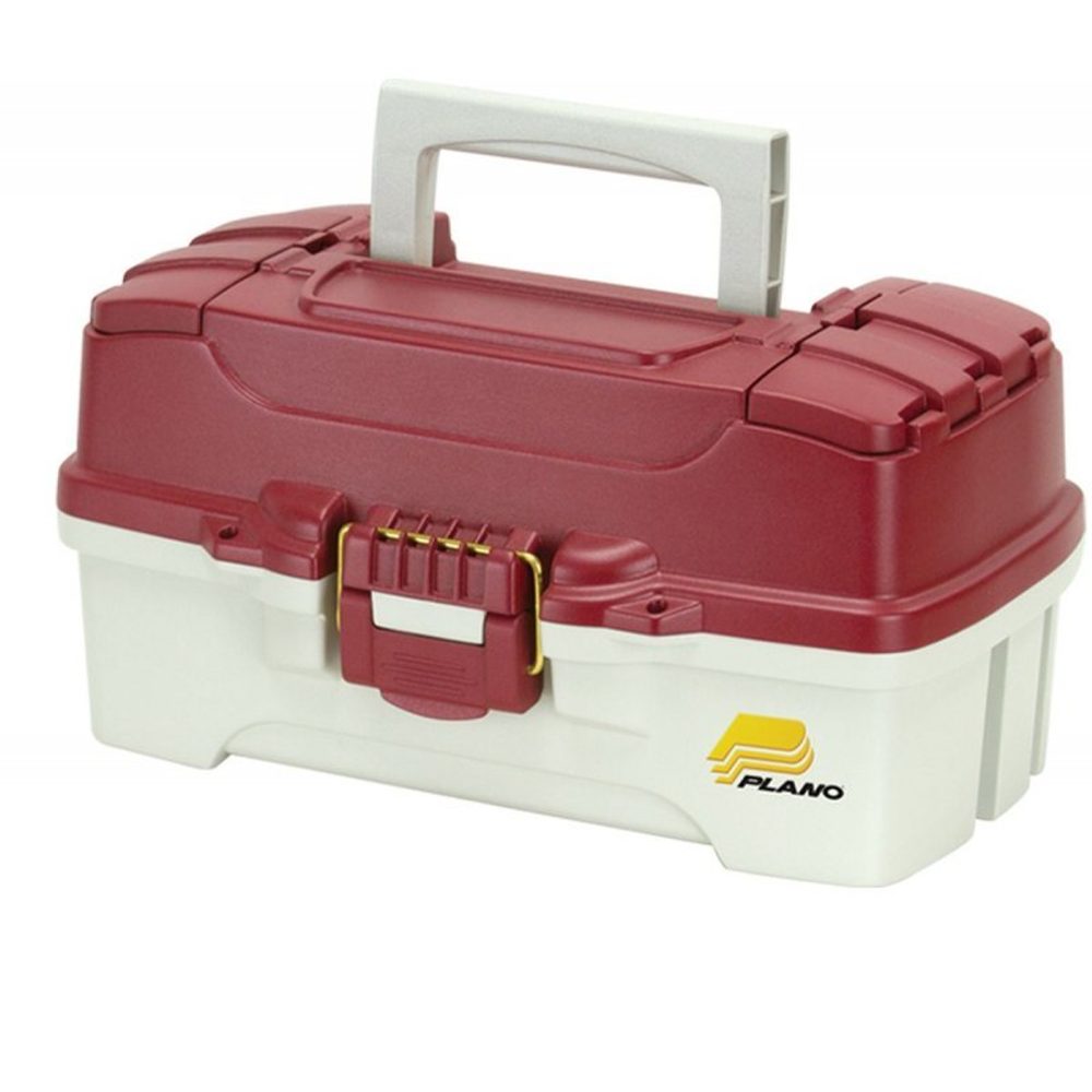 Fotografie Plano Kufr Tray Tackle Box Red Metallic