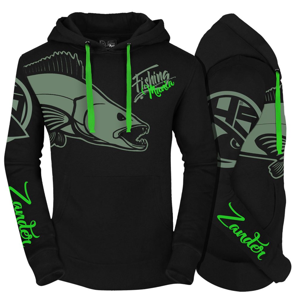 E-shop Hotspot Design Rybářská Mikina Fishing Mania Zander - XXL,Hotspot Design Rybářská Mikina Fishing Mania Zander - XXL