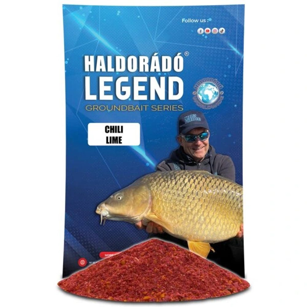 Haldorádó Vnadící směs Legend Groundbait 800g - Chilli-Limetka