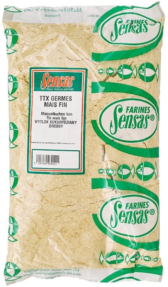 E-shop Sensas Kukuřičná směs jemná TTX Mais Fin 1kg,Sensas Kukuřičná směs jemná TTX Mais Fin 1kg