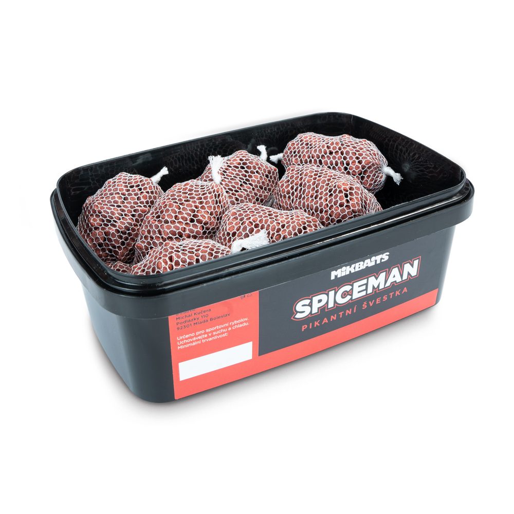E-shop Mikbaits PVA Bomb Spiceman 15ks - Pikantní Švestka,Mikbaits PVA Bomb Spiceman 15ks - Pikantní Švestka
