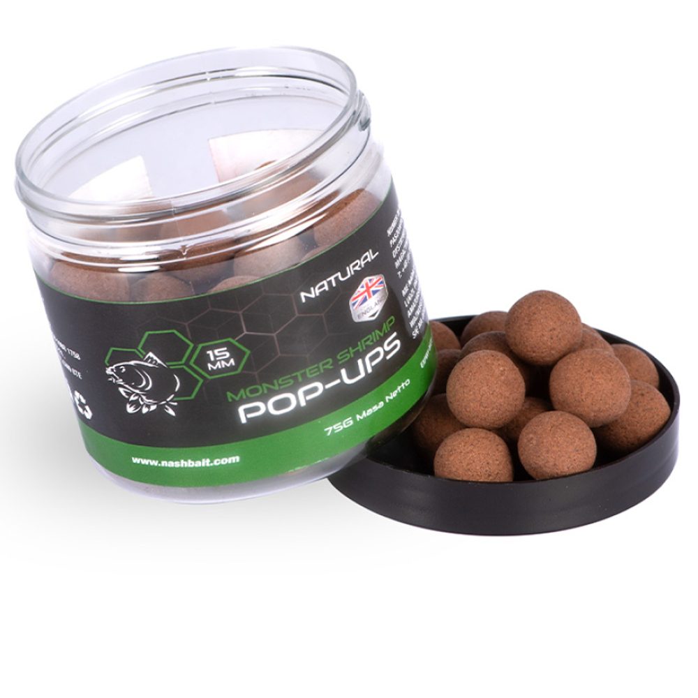 E-shop Nash Plovoucí Boilie Monster Shrimp Pop Ups 75g,Nash Plovoucí Boilie Monster Shrimp Pop Ups 75g