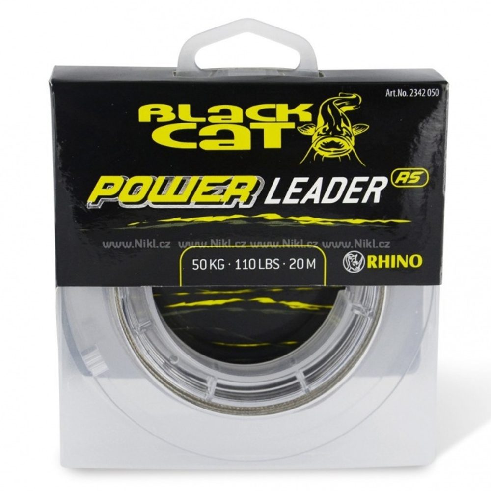 E-shop Black Cat Návazcová šňůra Black Cat Power Leader RS 20m - 0,70mm/50kg,Black Cat Návazcová šňůra Black Cat Power Leader RS 20m - 0,70mm/50kg
