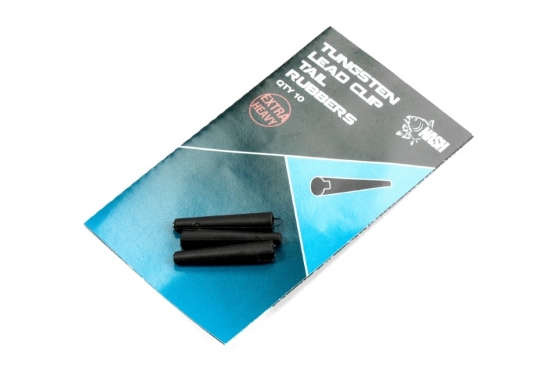 Nash Převleky Tungsten Lead Clip Tail Rubber 10ks