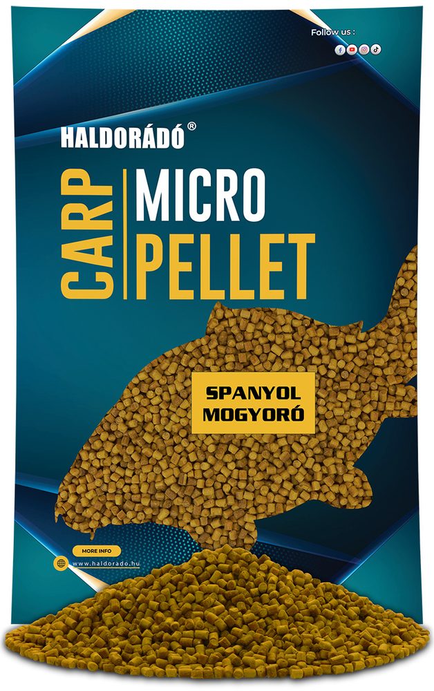 Haldorádó Pelety Carp Micro Pellet 2,5mm 600g - Španělský lískový ořech