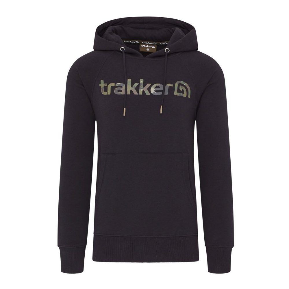 E-shop Trakker Rybářská Mikina CR Logo Hoody Black Camo - L,Trakker Rybářská Mikina CR Logo Hoody Black Camo - L