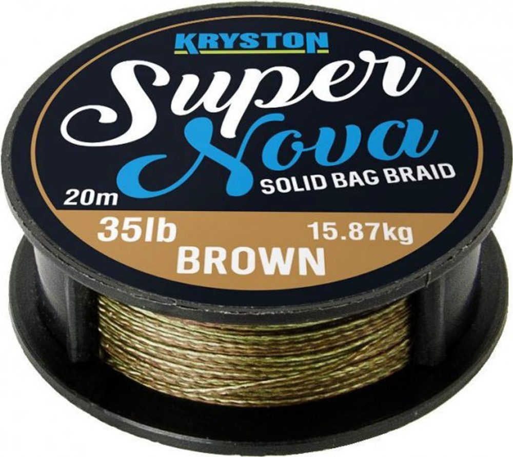 Kryston Pletená šňůra Super Nova solid braid písková 20m - 15lb