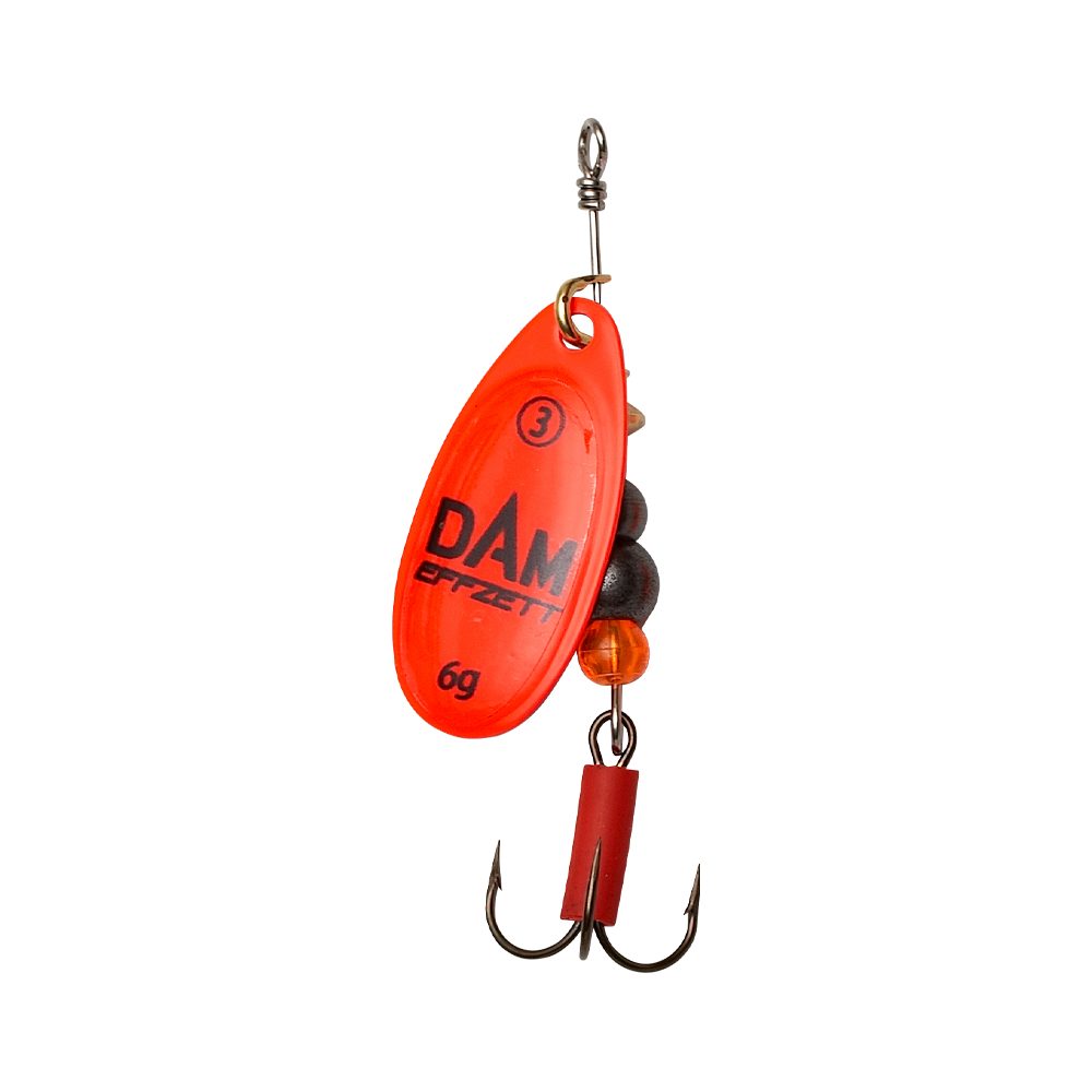 E-shop DAM Třpytka Effzett Fluo Spinner Red - 10g vel.4,DAM Třpytka Effzett Fluo Spinner Red - 10g vel.4