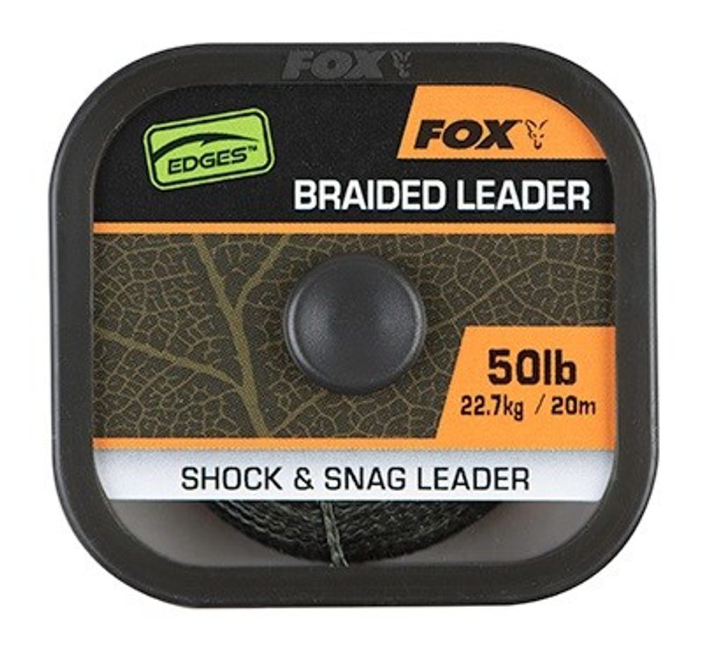 E-shop Fox Návazcová Šňůrka Naturals Braided Leader 20 m - 50lb,Fox Návazcová Šňůrka Naturals Braided Leader 20 m - 50lb