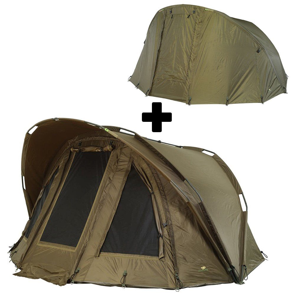 Fotografie Giants fishing Bivak Gaube Bivvy 2 Man + Druhý plášť Gaube 2 Man Overwrap