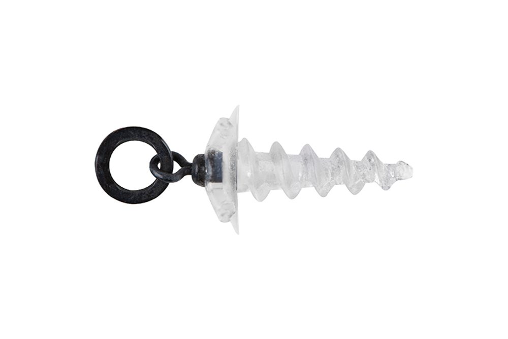 Fox Vrtáček s obratlíkem a kroužkem Edges Bait Screw Long 10ks - 9mm