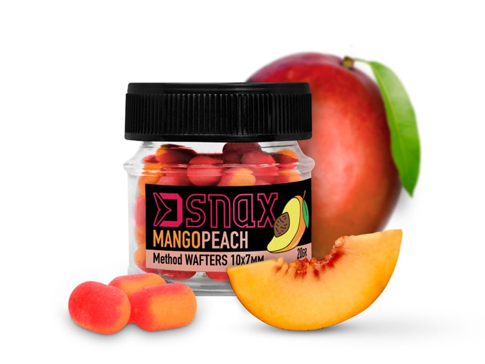 E-shop Delphin Nástraha D Snax Waft Mango-Broskev 20g - 10x7mm,Delphin Nástraha D Snax Waft Mango-Broskev 20g - 10x7mm
