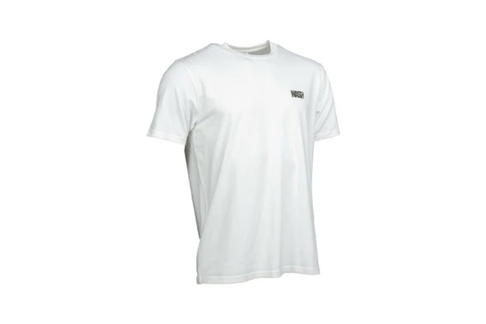 Nash Triko Make It Happen Carp Logo T Shirt Ecru - XL