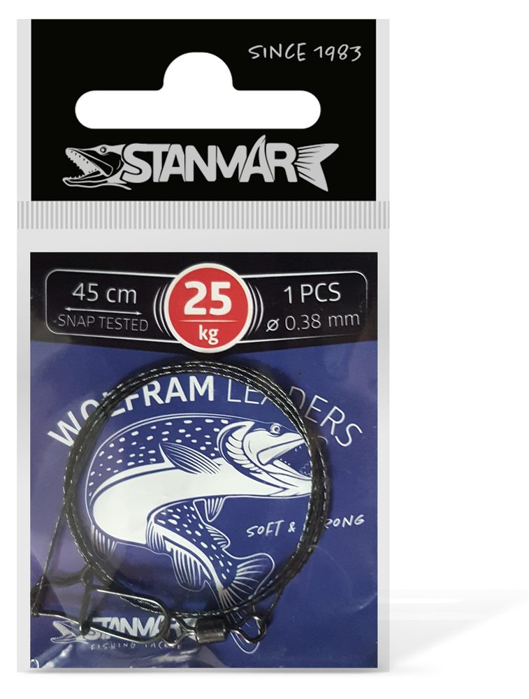 E-shop Stan-Mar Wolframové lanko 45cm - 25kg 1ks,Stan-Mar Wolframové lanko 45cm - 25kg 1ks