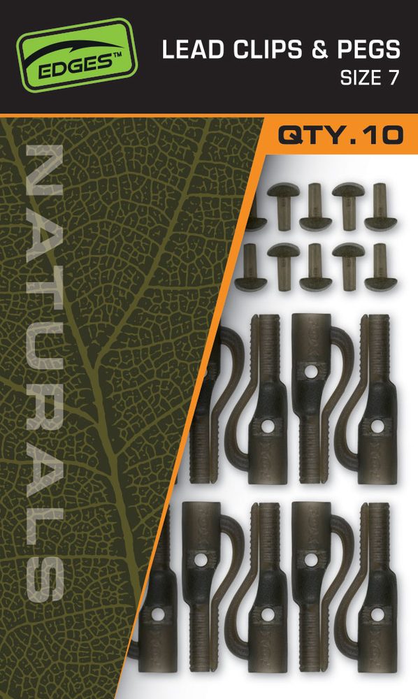 E-shop Fox Závěsky Edges Naturals Lead Clips & pegs Size 7 10ks,Fox Závěsky Edges Naturals Lead Clips & pegs Size 7 10ks