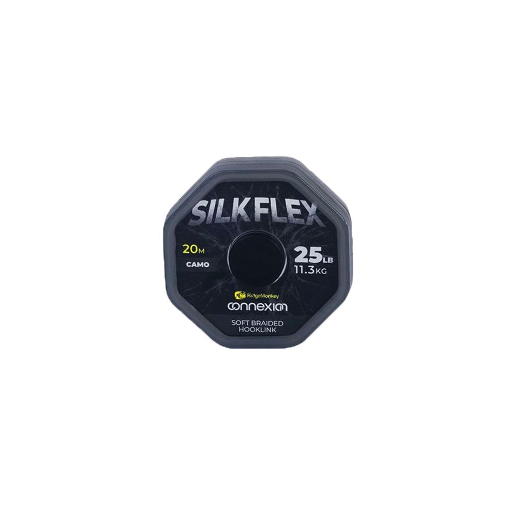 E-shop RidgeMonkey Šňůrka Connexion SilkFlex Soft Braid 20m - 25lb,RidgeMonkey Šňůrka Connexion SilkFlex Soft Braid 20m - 25lb