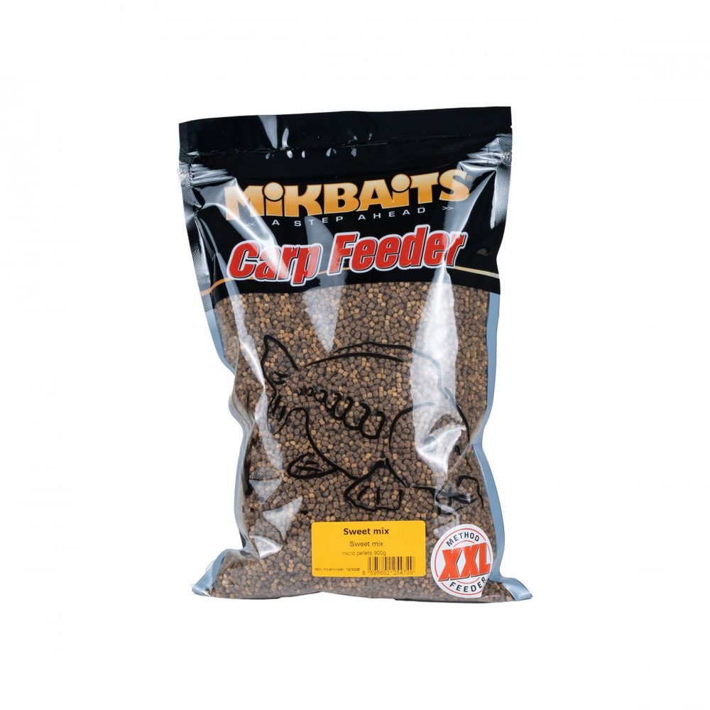 E-shop Mikbaits Method Feeder micro pellets 900g - Sweet mix,Mikbaits Method Feeder micro pellets 900g - Sweet mix