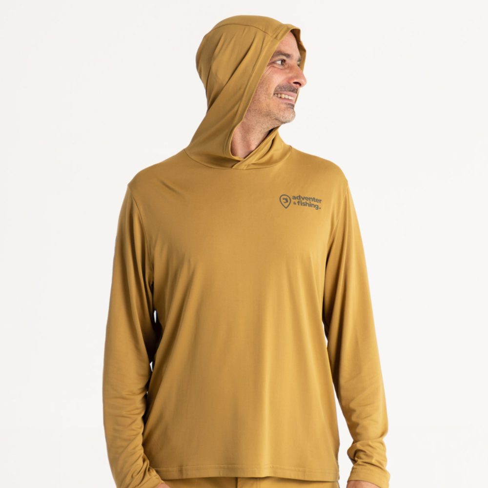 E-shop Adventer & fishing Funkční hoodie UV tričko Sand,Adventer & fishing Funkční hoodie UV tričko Sand