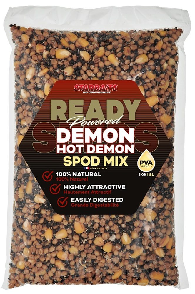 E-shop Starbaits Partikl Ready Seeds 1kg - Hot Demon Spod Mix,Starbaits Partikl Ready Seeds 1kg - Hot Demon Spod Mix
