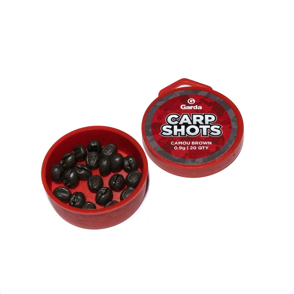 Fotografie Garda Bročky Carp Shots Camou Brown - 0,9g 20ks