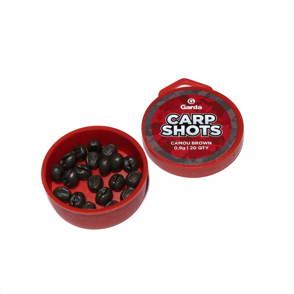 E-shop Garda Bročky Carp Shots Camou Brown - 0,9g 20ks,Garda Bročky Carp Shots Camou Brown - 0,9g 20ks