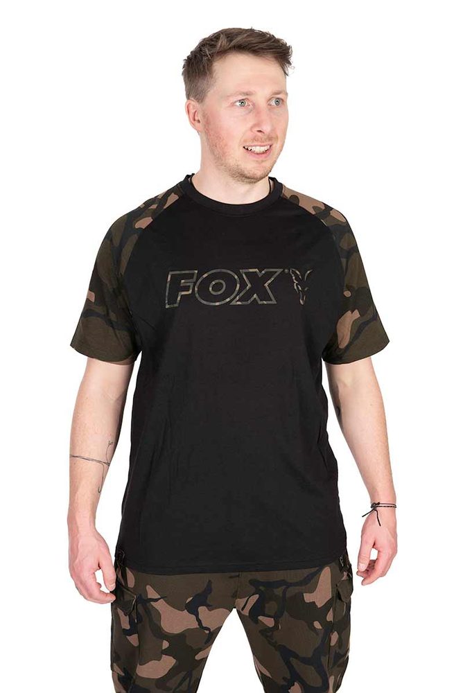 E-shop Fox Triko Black / Camo Outline T-Shirt,Fox Triko Black / Camo Outline T-Shirt