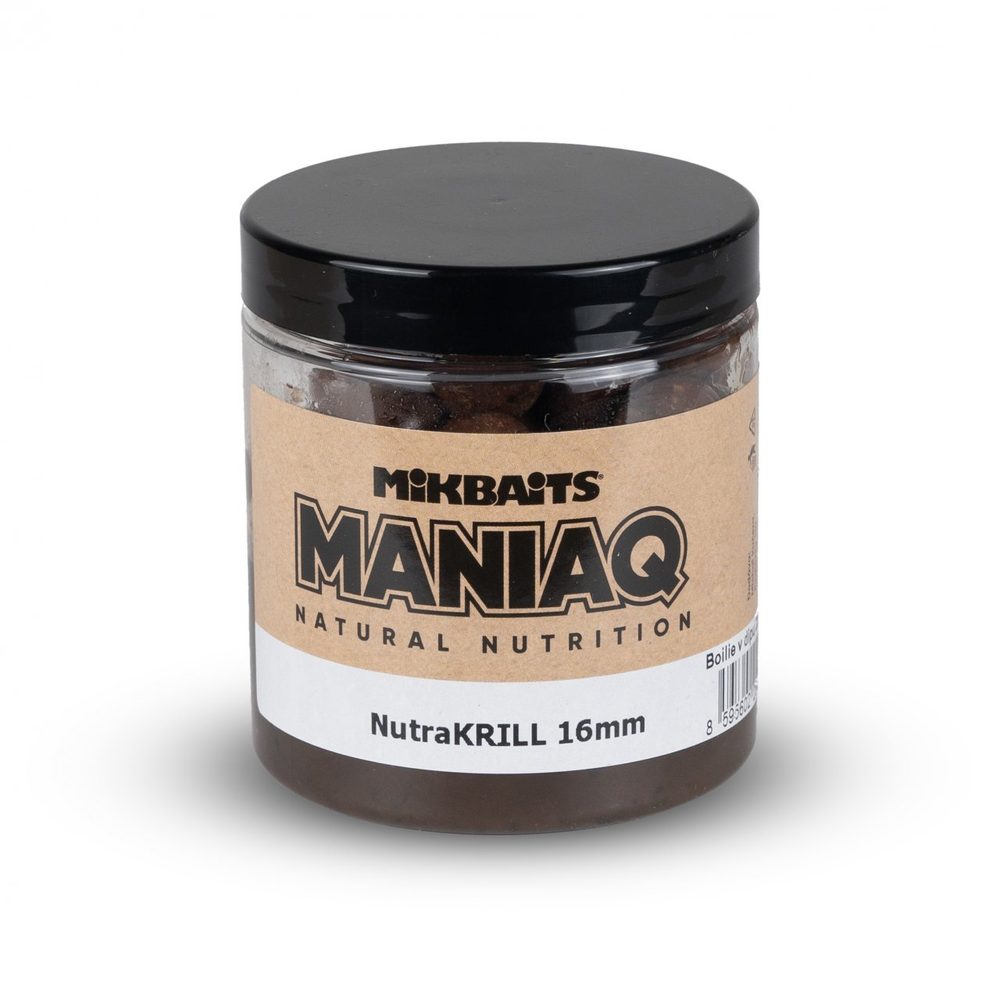 E-shop Mikbaits Boilie v dipu ManiaQ NutraKRILL 250ml - 16mm,Mikbaits Boilie v dipu ManiaQ NutraKRILL 250ml - 16mm