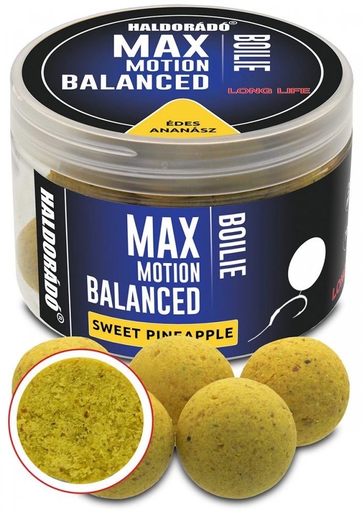 E-shop Haldorádó Boilies Balanced Max Motion 20mm 70g - Sladký ananas,Haldorádó Boilies Balanced Max Motion 20mm 70g - Sladký ananas