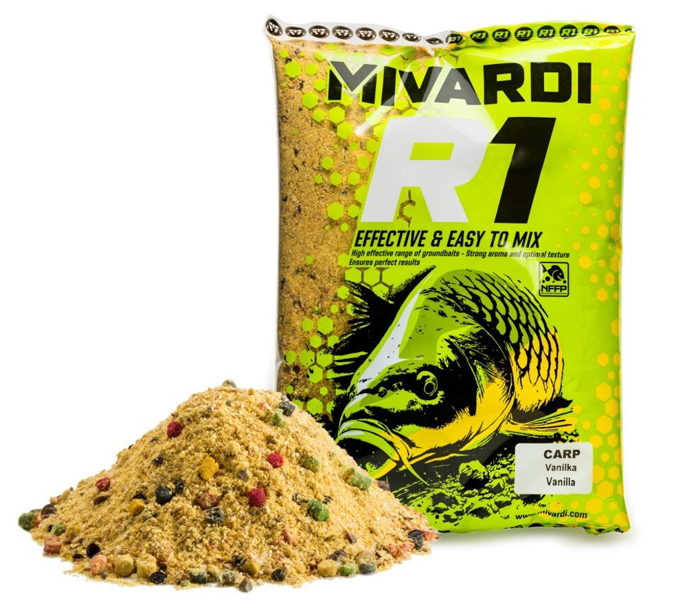 Mivardi Krm�tkov� sm?s R1 Carp 1,4kg,Mivardi Krm�tkov� sm?s R1 Carp 1,4kg