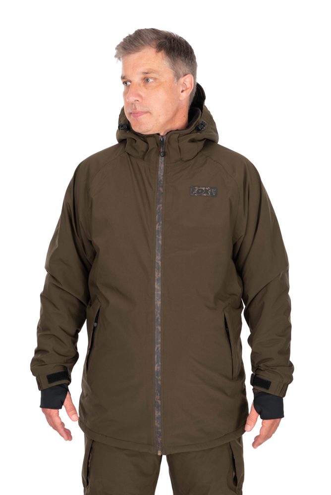 Fox rybářská bunda Khaki Sherpa Tec Jacket - M,Fox rybářská bunda Khaki Sherpa Tec Jacket - M