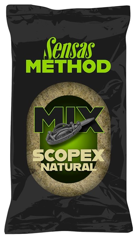 Sensas Method Mix 1kg - Natural Scopex