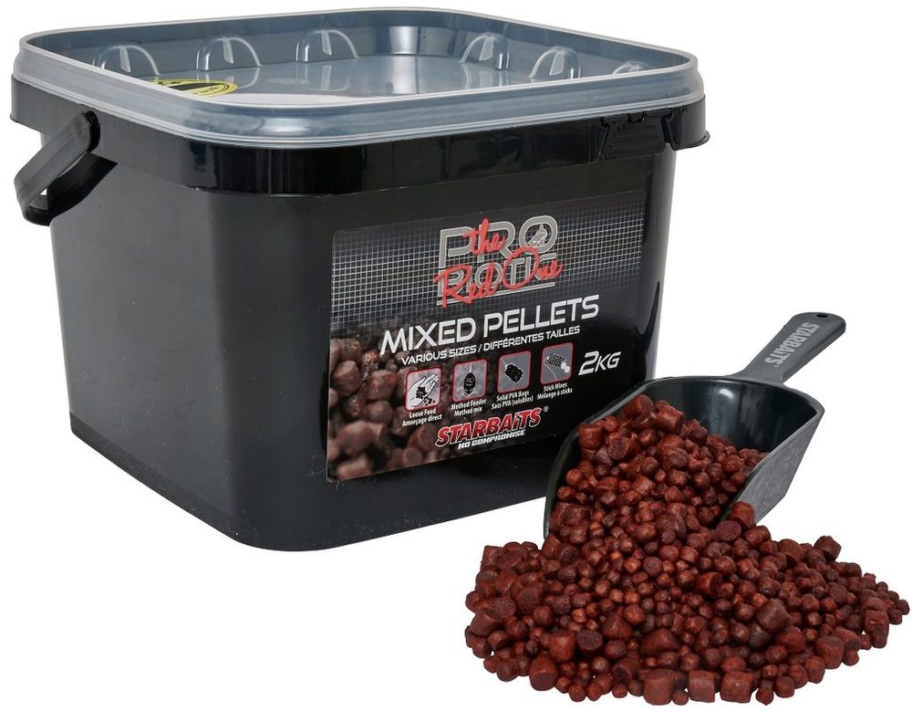 E-shop Starbaits Peletky Mixed Pellets 2kg - Red One,Starbaits Peletky Mixed Pellets 2kg - Red One