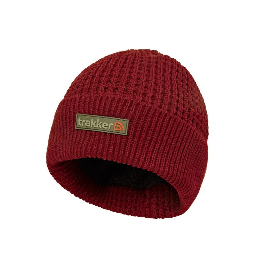 E-shop Trakker Kulich Plum Textured Beanie,Trakker Kulich Plum Textured Beanie