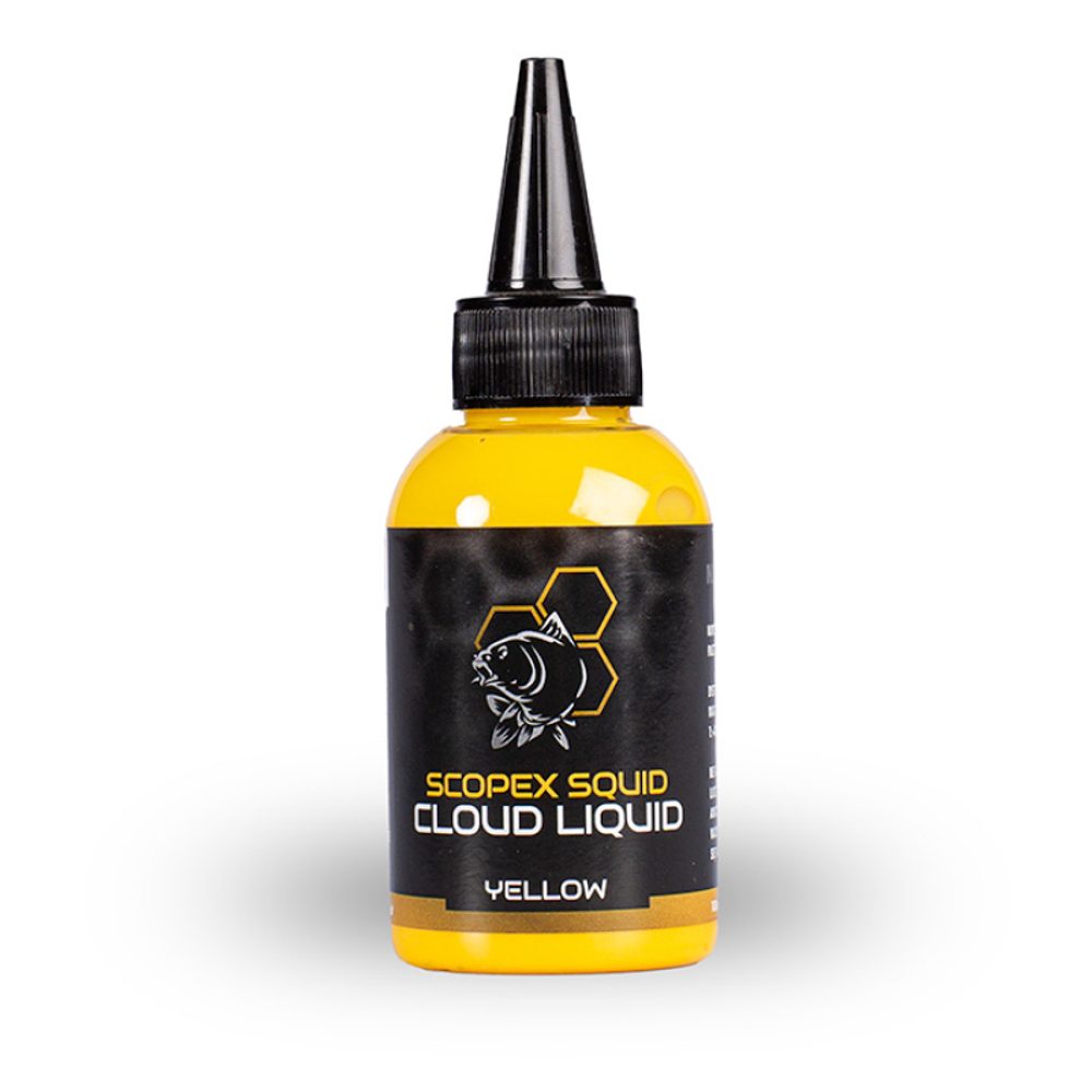 Nash Booster Scopex Squid Cloud Liquid 100ml - Yellow,Nash Booster Scopex Squid Cloud Liquid 100ml - Yellow