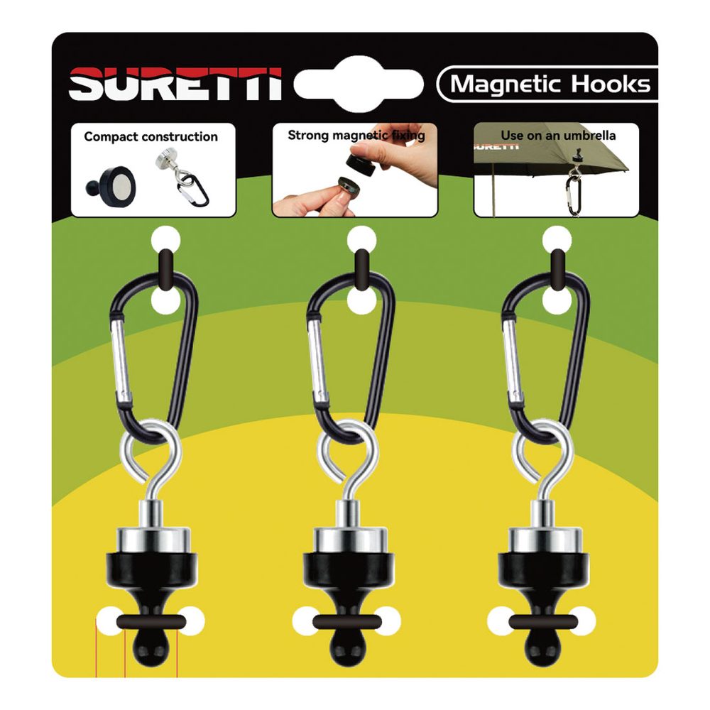 E-shop Suretti Magnetické háky 3ks,Suretti Magnetické háky 3ks