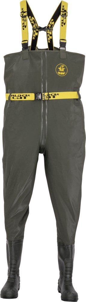 Black Cat Prsačky Green Booted Waders - 46