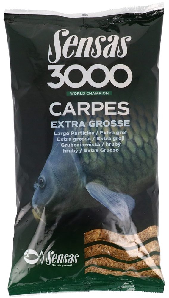 E-shop Sensas Krmítková směs 3000 Classic 1kg - Kapr hrubý,Sensas Krmítková směs 3000 Classic 1kg - Kapr hrubý